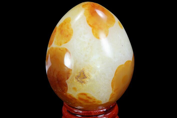 Colorful Carnelian Agate Egg - Madagascar #98540